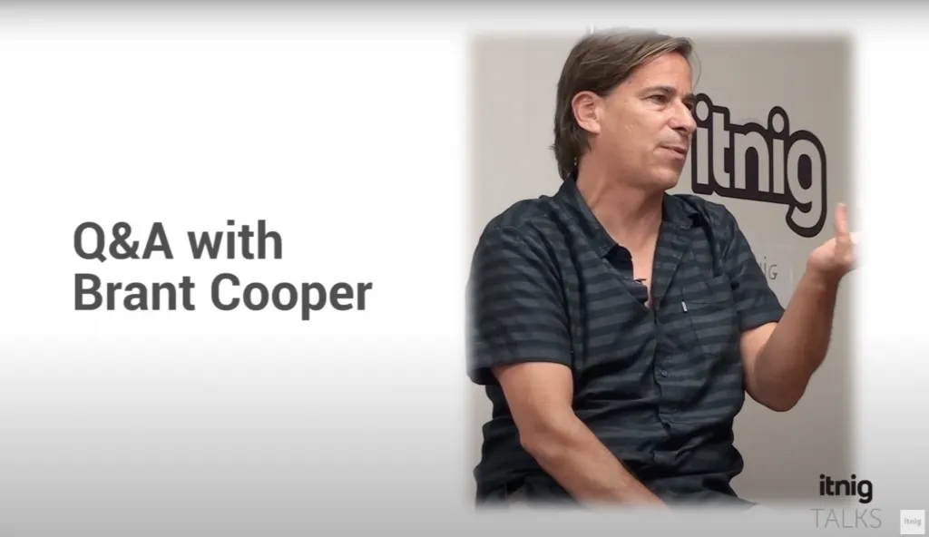 Brant Cooper parlant sobre startups