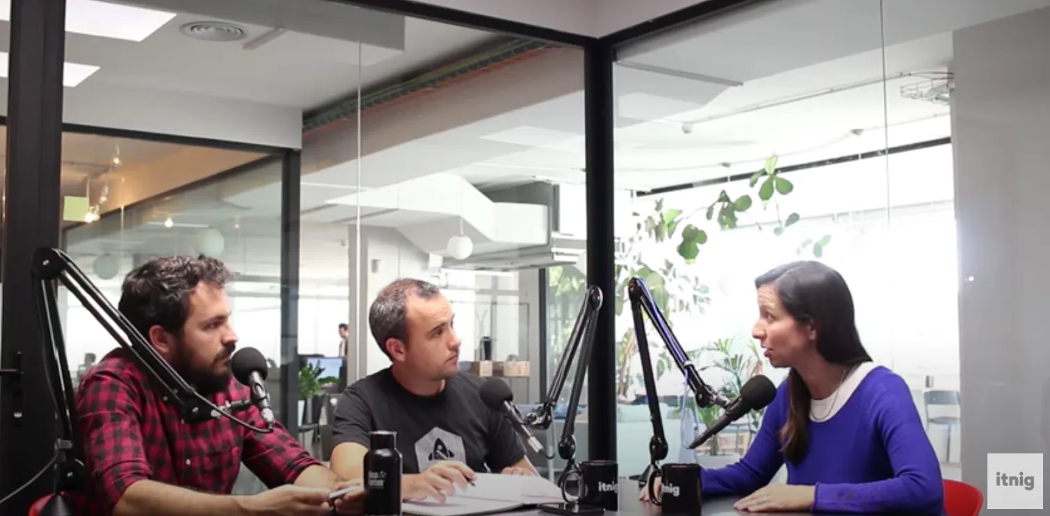 Helena Torras en el podcast de Itnig
