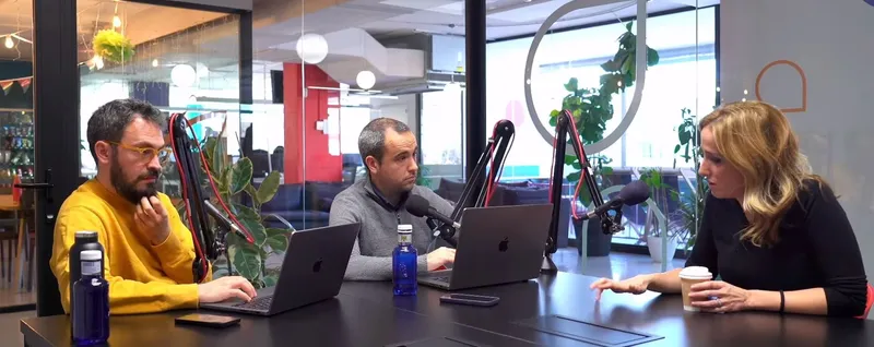 El estudio del podcast de itnig