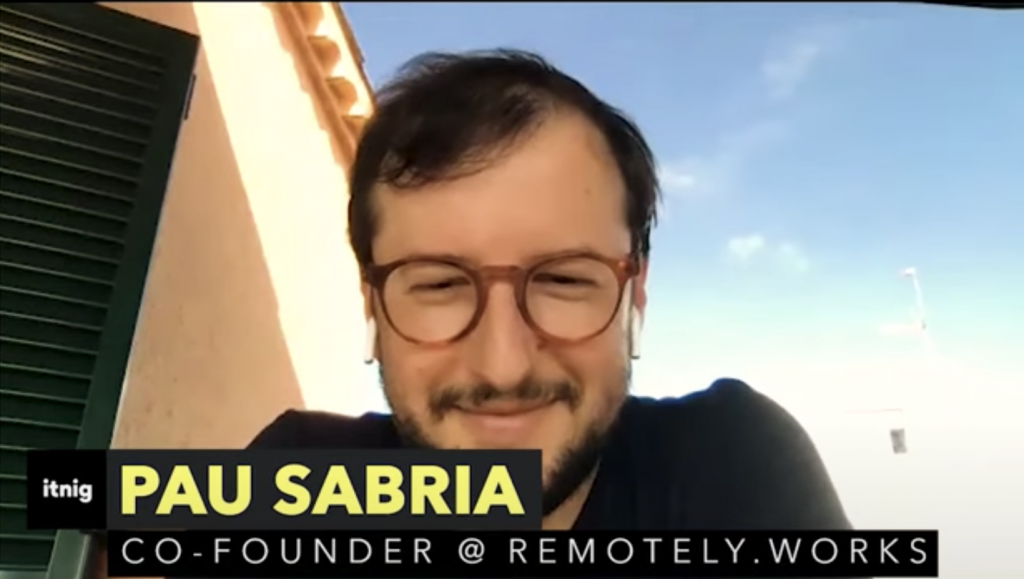 Pau Sabria on Itnig Podcast